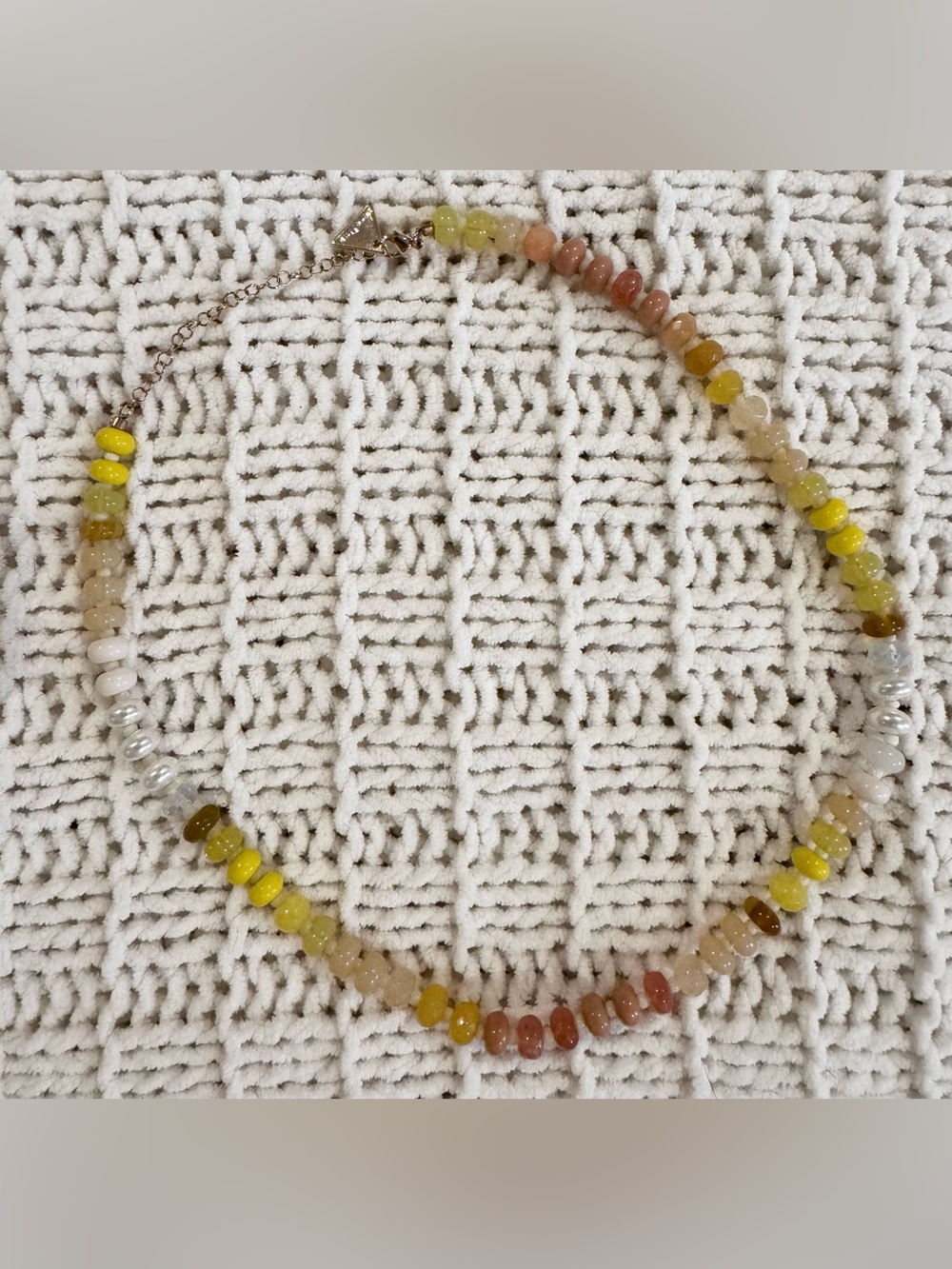 By Anthropologie Rainbow Stone Necklace